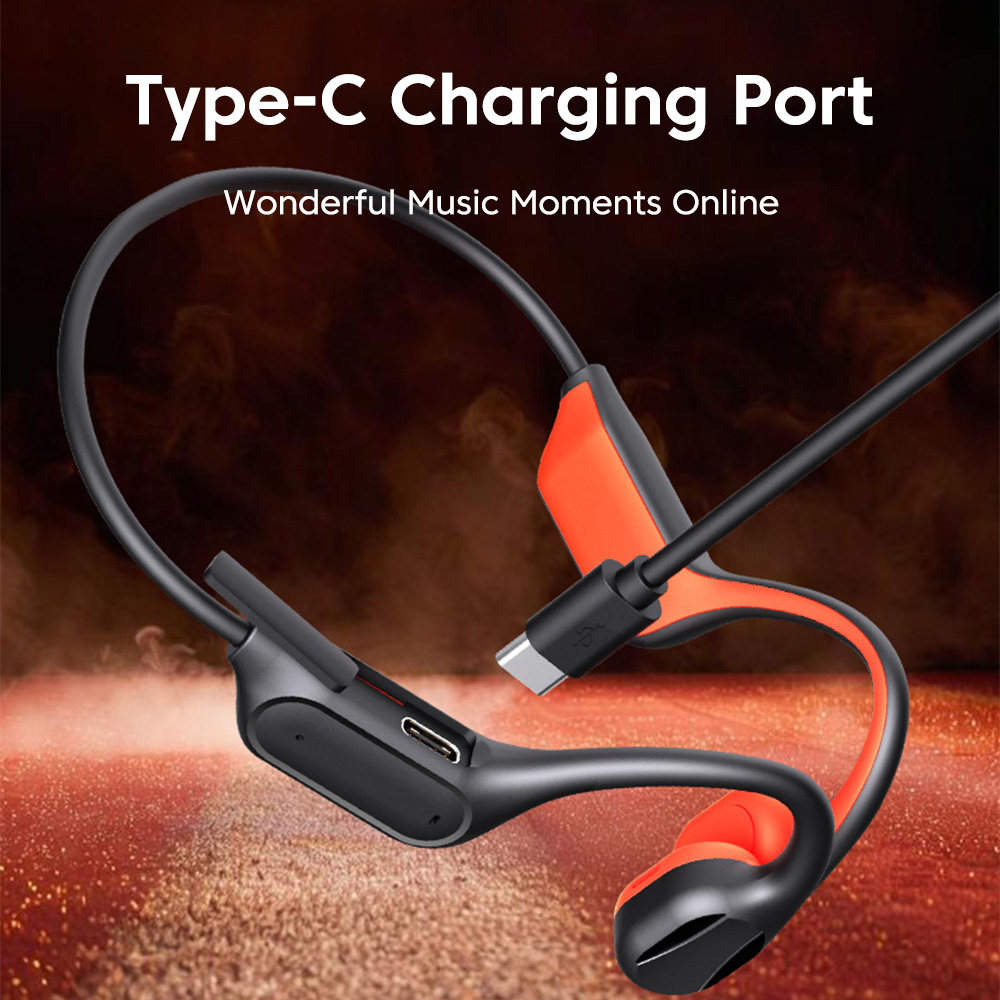 Bone Conduction Running Headphones - Bone-Conduction Sports Headphones Bluetooth 6.0 Over-ear