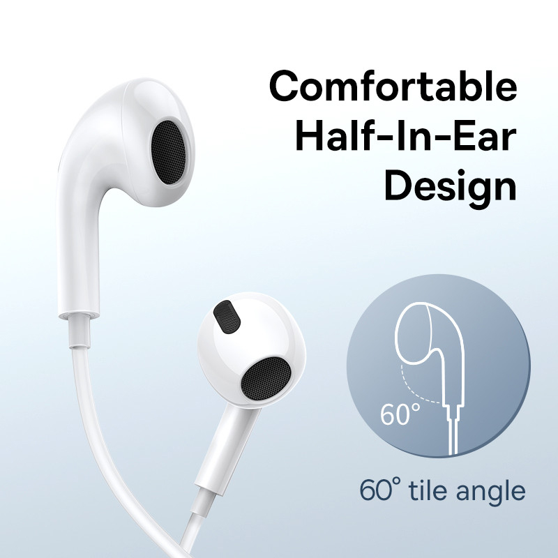 Baseus C17 Wired Earphone Type - đánh giá và giá Type C Wired Earphones With Mic