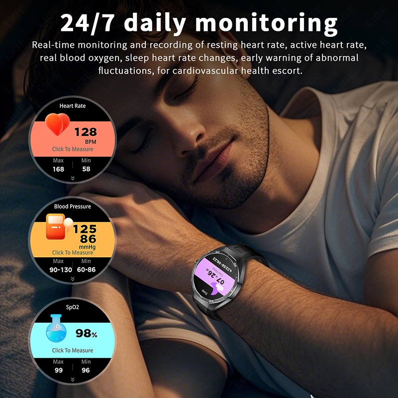 LIGE Smart Watch with Headphon - đánh giá và giá Tws Earbuds Bluetooth 5.3