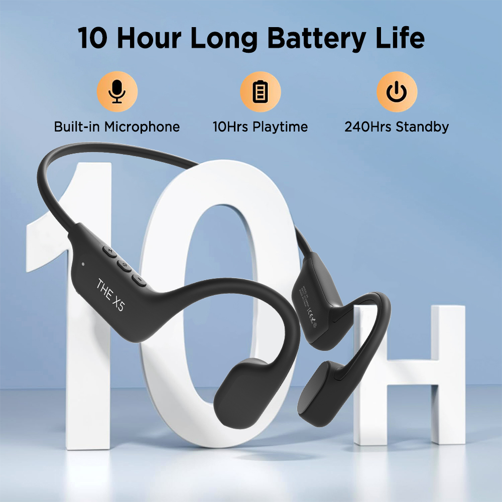 Mpow X5 Bone Conduction Headph - đánh giá và giá Bone Conduction Running Headphones