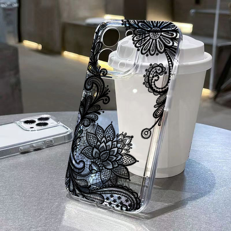 Trendy Black Lace Flower Patte - đánh giá và giá Tablets